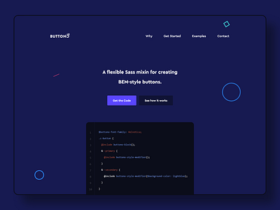 Buttono Landing Page button buttono clean css design landing landing design landing page design sass landing software ui ui design uiux ux design