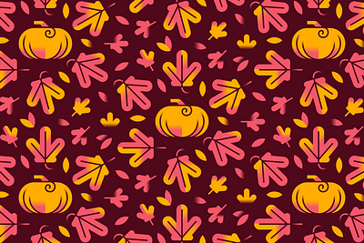 Autumnal Bliss autumn autumn leaves design fall illustration pumpkin vector