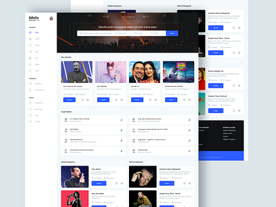 Biletix Redesign Concept biletix clean concept design design system ticket ui ux