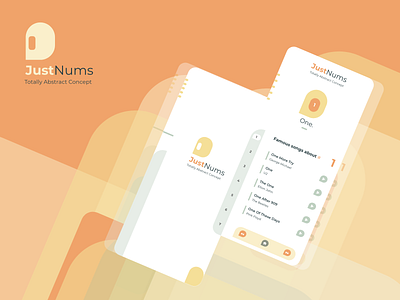 Just Nums color conceptual design green mobile orange product design prototype animation ui ux yellow