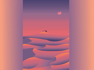 Desert Sunset surrealism