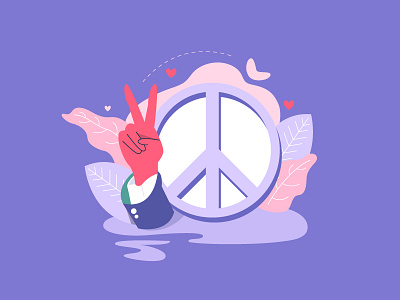 Enneagram The Peacemaker 2d character design dribbble flat design illustration inspirations shot simple vector