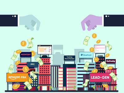 Investment Illustration 2d character design dribbble flat design illustration inspirations investment shot simple vector