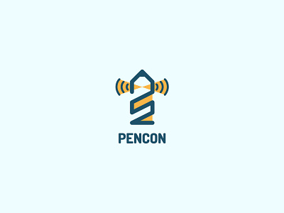 PENCON - LIGHTHOUSE LOGO brand branding branding design concept daily logo daily logo challenge daily logo design logo a day logotype logotypedesign