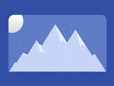 Inktober 2019 - Day 11 - Snow design illustration inktober inktober2019 mountains snow vector winter
