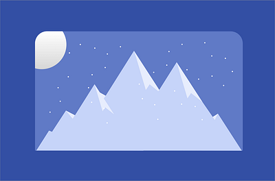 Inktober 2019 - Day 11 - Snow design illustration inktober inktober2019 mountains snow vector winter