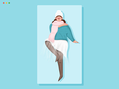 Hey Girl design girl illustration people ui