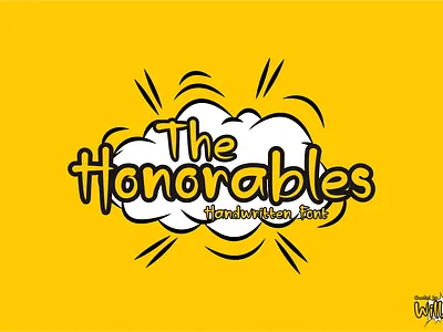 The Honorables Preview branding font design handletter handlettering handmade illustration