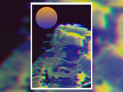 Astronaut Poster astro astronaut astronomy graphic design photoshop poster print space