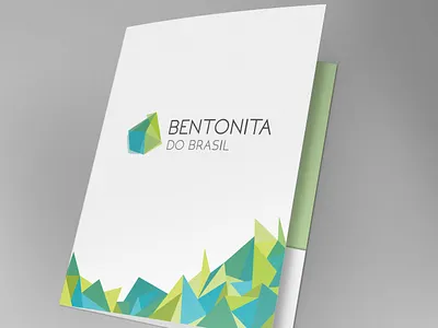 Bentonita do Brasil brand brand identity folder graphic