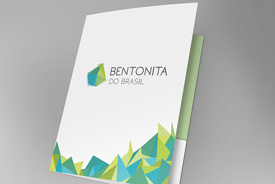 Bentonita do Brasil brand brand identity folder graphic