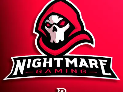 Skeleton Logo branding esports evil gaming icon illustrator logo design logodesign logos mascot mascotlogo nightmare photoshop red scary skeleton skull sports vector