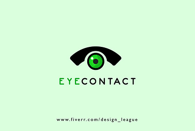 EyeContact Logo adobe adobe illustrator artwork branding clean creative design design eye eye contact logo eye logo fresh design icon logo logodesign minimalist logo minimalistic phone phone logo trendy