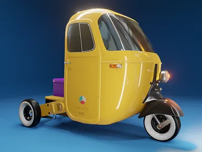 Tuk Tuk - 3D Model with Animation 2d 3d 3dmodel animation artwork blendercommunity dmodelling drendering mastercreationz model modeling motion graphics render rendering sketchfab sketchup texturing tuk tuk