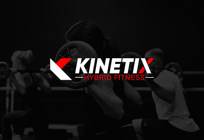 KINETIX brand identity branding design flat graphic design graphics logo logo design typography vector