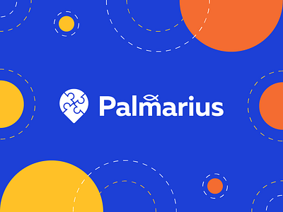 Palmarius branding ichthys icon isle logo logolove logotype maps minimal palm sea simple tour travel travel agency travel app traveling vacation