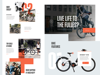 Evelo - Landing Page design homepage landing page layout ui uidesign ux web webdesign website