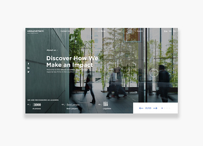 Minimalistic Law Firm Website | 2019 2019 trend app corporate corporate design design interaction interface design landing law law firm lawyer minimal trend trends ui ui ux web website website design websites