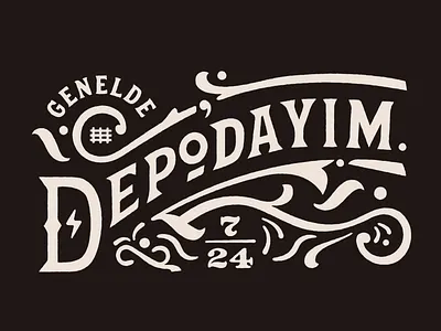 Genelde Depodayım agency art deco brand branding design embellished engraving freelance identity illustration independent lettering liqueur logo ornament packaging retro type typography vintage