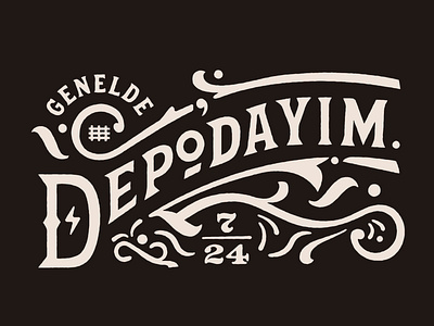 Genelde Depodayım agency art deco brand branding design embellished engraving freelance identity illustration independent lettering liqueur logo ornament packaging retro type typography vintage