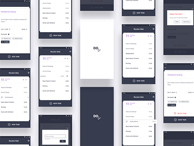 Do Tik app color dark theme design designs mobile app design mobile ui todo todo app todo list todoist todolist ui uidesign uiux ux uxdesign