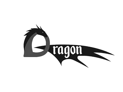 Inktober branding day 12 : Dragon brand branding dragon graphicdesign illustrator logo vector