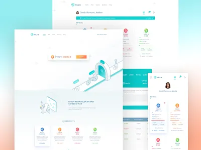 Insurance Platform - Insura agency bike camera design guitar icon illustration illustration design illustrations insurance landing page logo ui ui design ux ux design vector