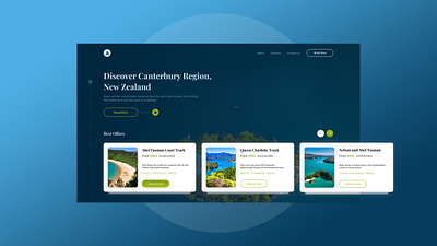 Daily UI Design (Travel Agency) clean design flat icons illustration ui ux web website
