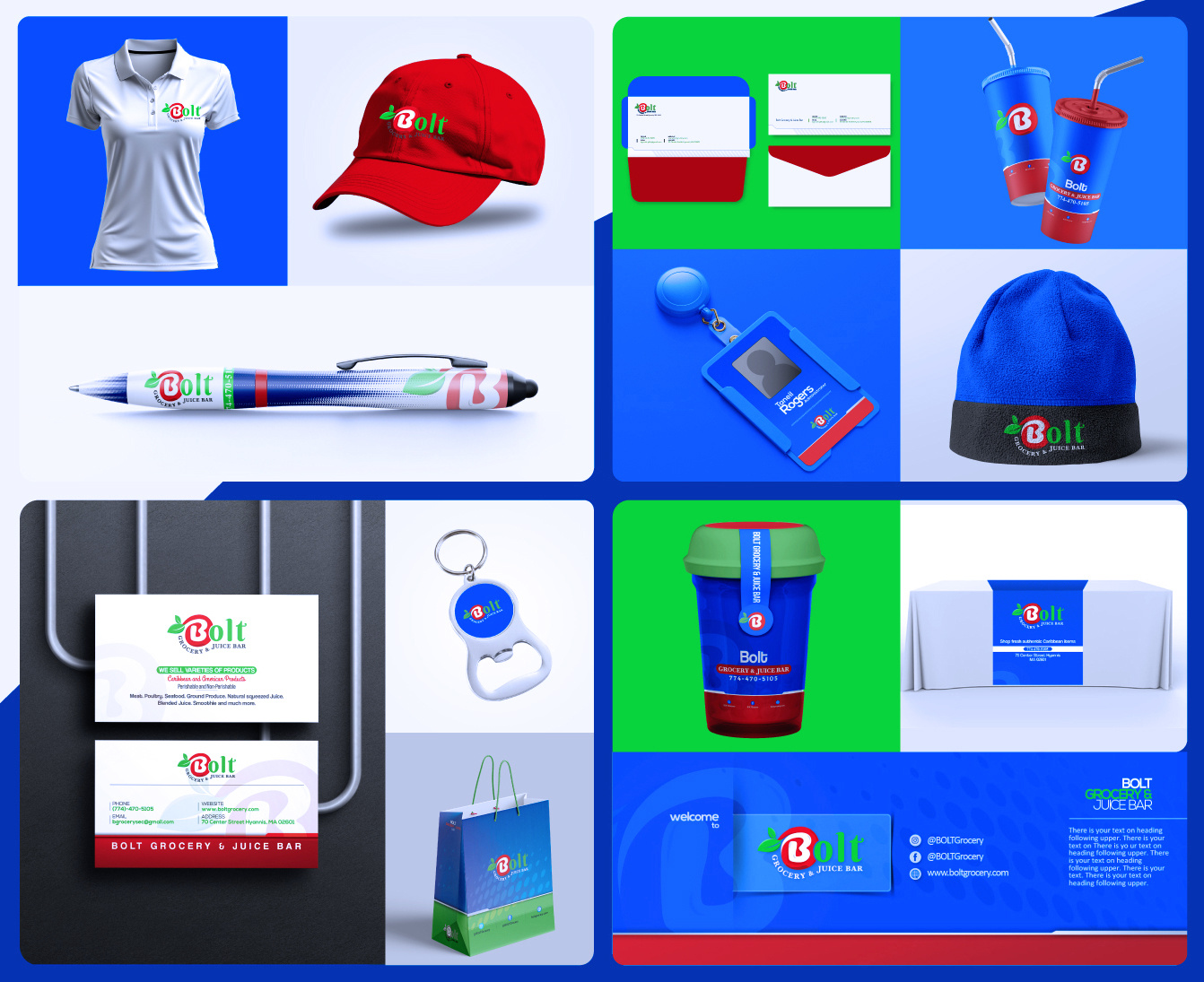 Vibrant Identity Design for Grocery & Juice Bar Business branding concept cafe and juice logo clean food branding fresh food logo fresh produce branding fruit logo design green branding grocery branding health and wellness branding healthy food logo healthy lifestyle brand juice bar logo juice logo juice packaging design market logo design modern food identity natural food identity organic branding organic market logo smoothie bar branding