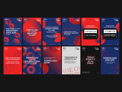 Ideafest 2019 - Visualisation Posters agency art branding design freelance designer gradient ideafest 2019 illustration jakarta logo photoshop poster poster design print promotional design text typographic poster typography vector visual art