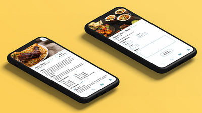 Yummy Eats app application design dining eating food food app interface mobile design mobile ui ui user experience user inteface ux