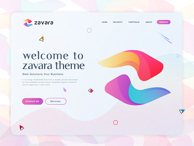 zavara landing page branding gradient icon landing landingpage logo designer logo designers page symbol technology technology icons technology logo ui design ui ux ui ux design web application webdesign website website design zavara