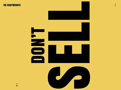 The Heavyweights Final Build design development navigation squarespace