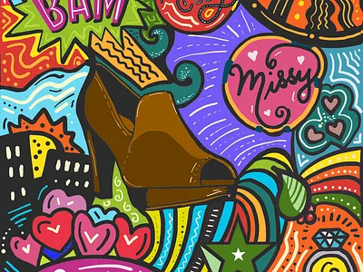 Shoe obsession adobe adobeillustrator art color creative design doodle drawing illustration illustrator shoes sketch