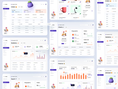 Admin Panel admin admin panel application branding business case study design e commerce growth illustration illustrations minimal orders saas statistics ui ux web web app website