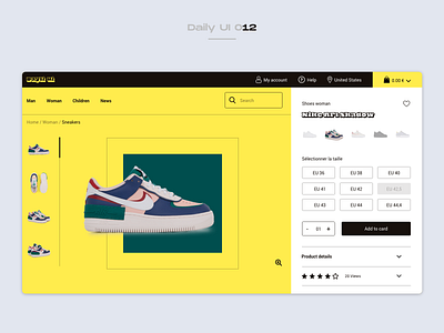DailyUI012 Shop e commerce 012 branding dailyui dailyuichallenge design product design typography ui ux ux designer ux ui
