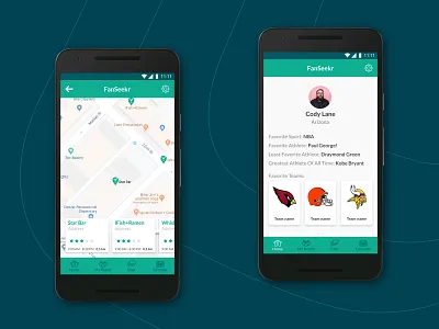 Football Fans App UI/UX app application bar fans football socialmedia ui ux