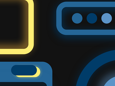 Dark theme adobexd blue borders color dark dark theme design inspiration minimal moodboard neon quick shadows simple
