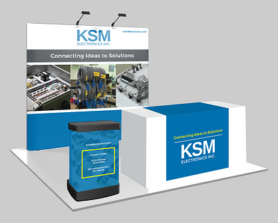 KSM Trade Booth design illustration