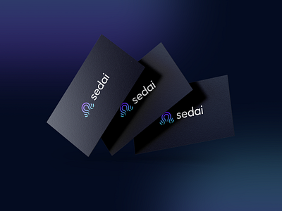 Sedai Collateral business cards collateral devops gradient logo octopus saas startup
