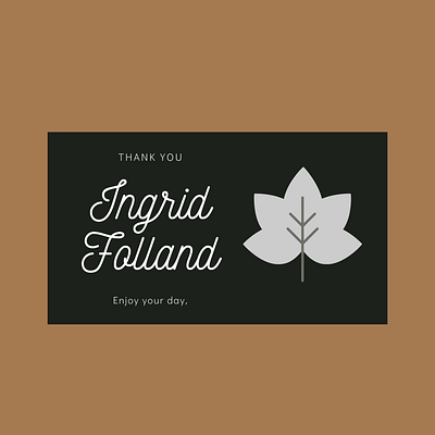 Thank You Ingrid Folland animation apps appstore art branding card cards ui flat flower icon app icons identity illustration logo logos thankyou typography vectorart