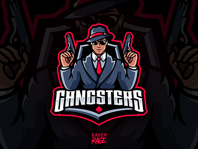 Logo of team "Gangsters" Warface online shooter cartoon character cybersport esport esport logo esportlogo esports esportslogo gangster gasgsters mafia mascot mascotlogo online gaming onlinegaming sticker art sticker design team logo teamlogo warface