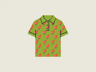 10 INKTOBER - PATTERN birds inktober2019 pattern shirt