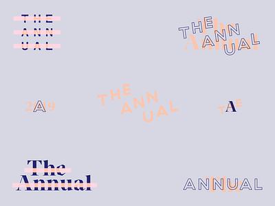 The Annual branding blog branding icon identity logo modern typography