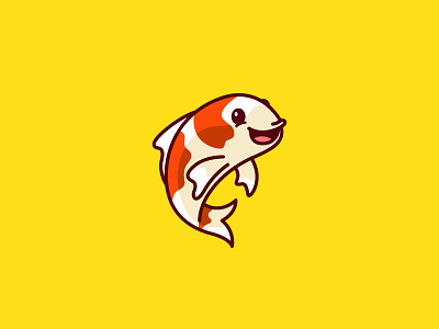 Koi Fish koi koi fish logo logo design logodesign vector vector illustration