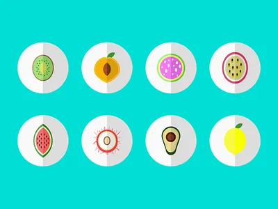 fruit icon icon illustration ui