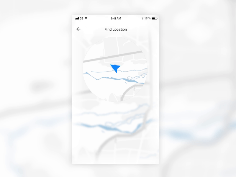 Find Location after effect app design ios ios app location app locations mobile mobile app mobile ui ui ux