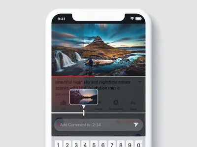 YouTube comment UI ui ux product design