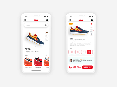 Piero Shop Mobile Apps design design app mobile app mobile app design mobile design mobile ui ui uidesign uiux