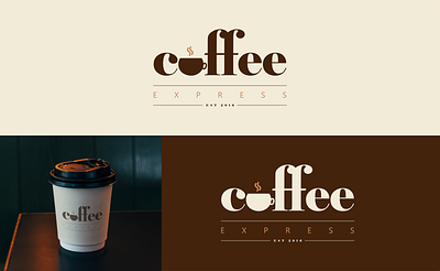 Coffee Express Co branding design logo